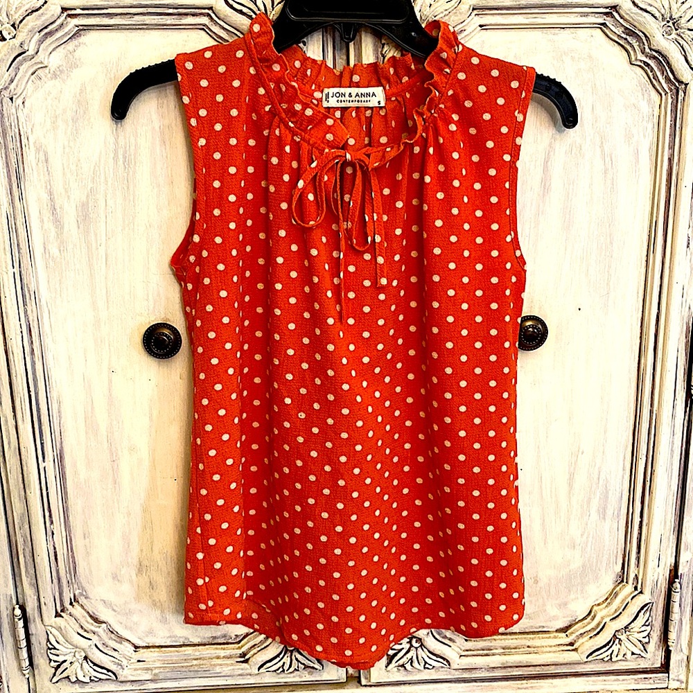 Polka dot summer top